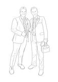 Custom Line Art lllustration