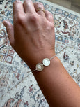 Linked Style Charm Bracelet & Necklace