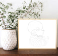 Custom Line Art lllustration