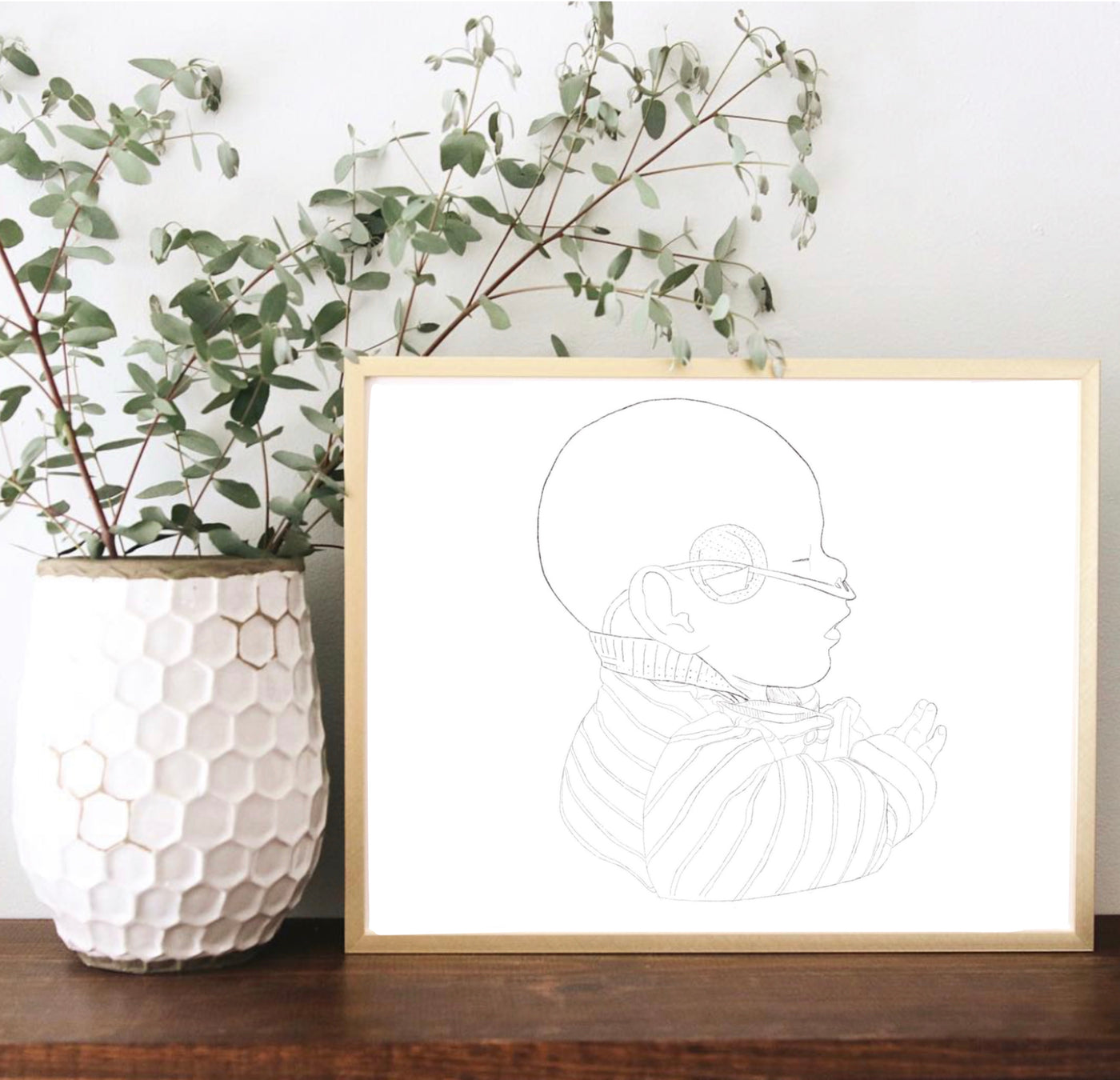 Custom Line Art lllustration
