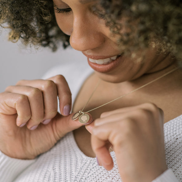 The 14k Solid Gold *Everyday* Coin Necklace