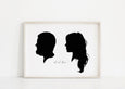 Family Silhouette Portrait