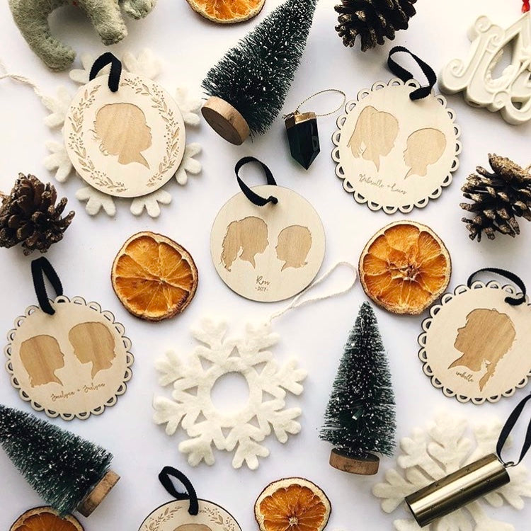 The Family Silhouette Ornament
