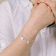 Sterling Silver & 10KT Gold - The Silhouette Coin Bracelet