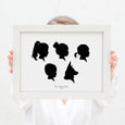 Family Silhouette Portrait