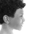 The Pastel Silhouette Portrait - Grayscale