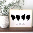 Family Silhouette Portrait