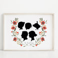 Family Silhouette Portrait