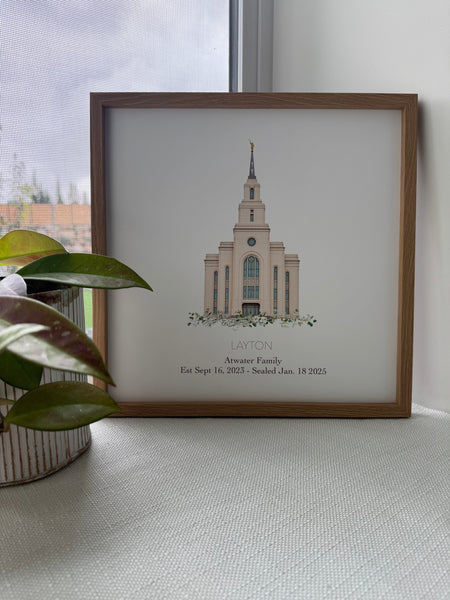 Custom Temple Artwork