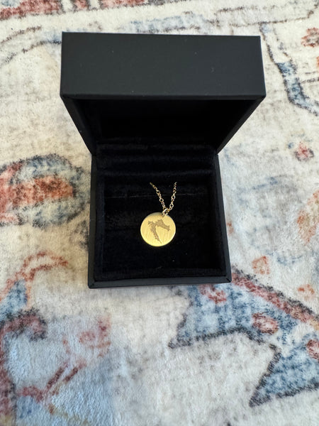 The Missionary State or Country Coin 
Necklace