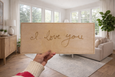 Wooden Handwritten Plaque