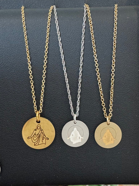 The Resurrected Christ Coin Necklace
