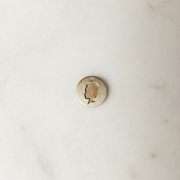 The *Petite* Silhouette Coin Charm